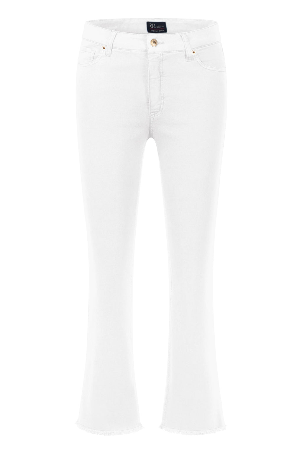 Raffaello Rossi Vic 6/8 White Denim 9404