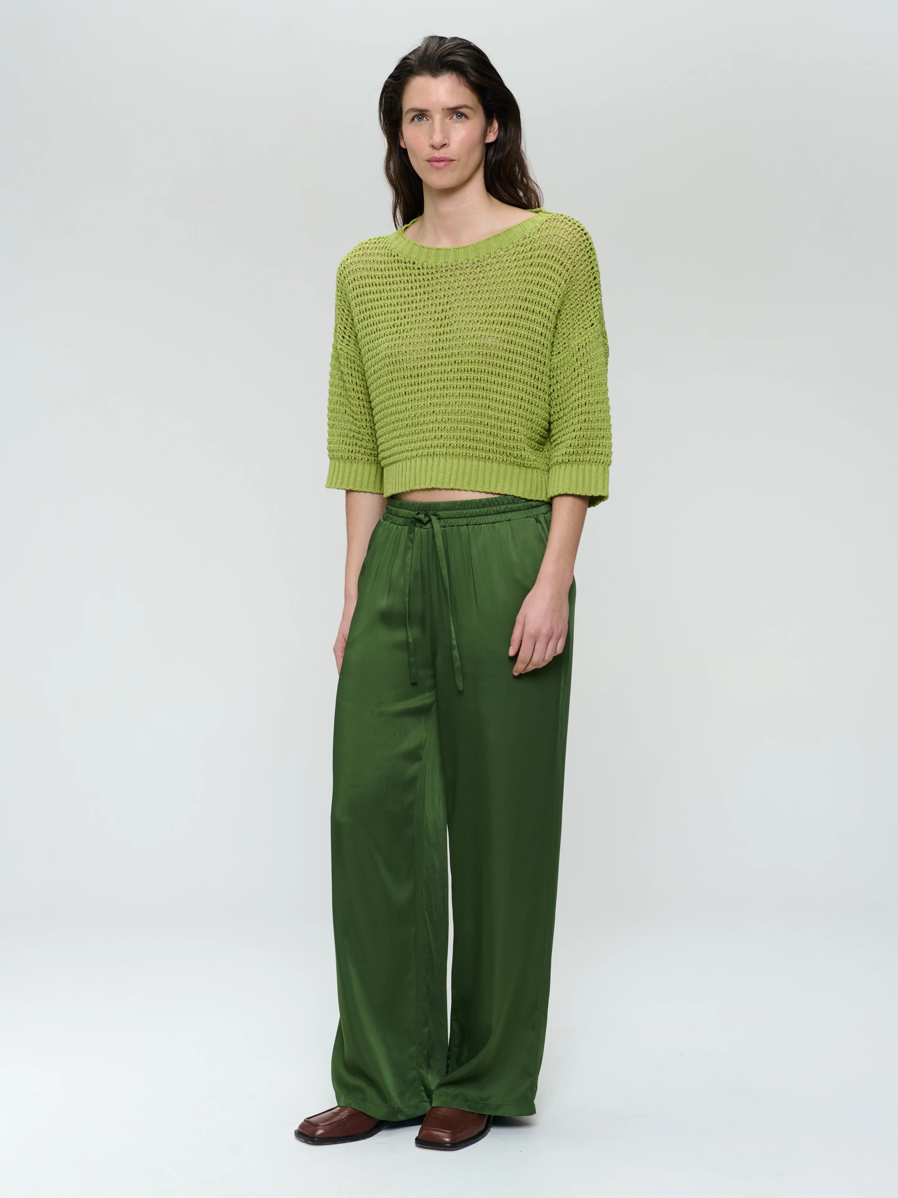 Jane Lushka Green Pullover