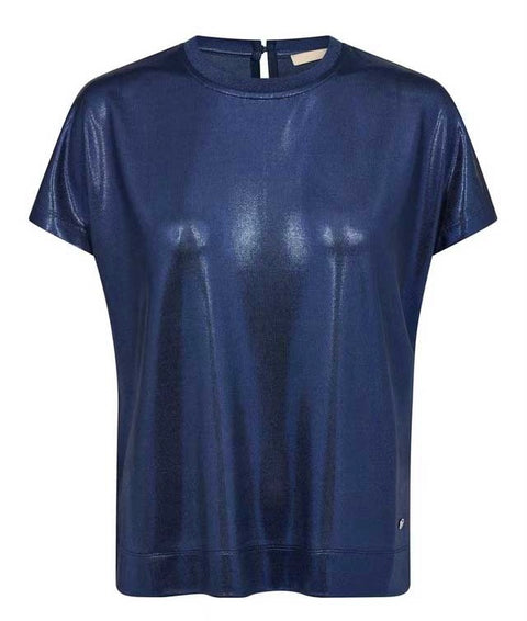 MMNivola O-neck Metallic T 167520 blue