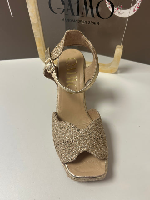 Gaimo 261069 gold espadrille
