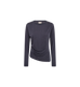 MMAmi O-LS Draped Tee Salute Navy