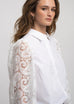 Jane Lushka Stery Embroidered Poplin Blouse