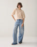 Summum Ivory Puff Sleeve Sweater