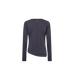 MMAmi O-LS Draped Tee Salute Navy