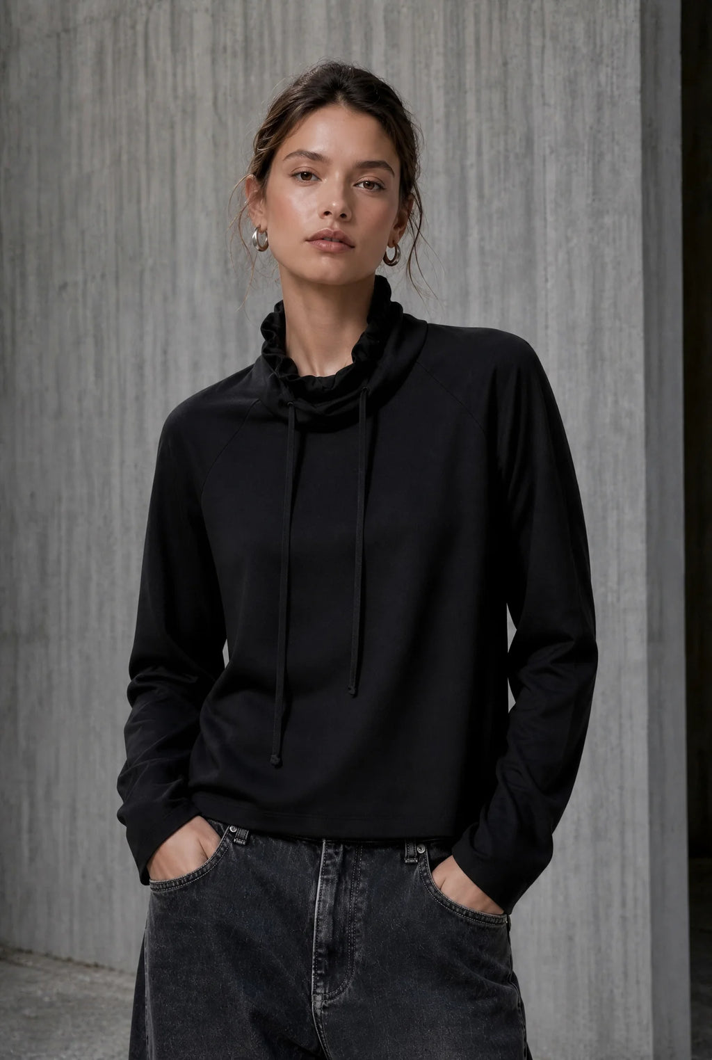 Jane Lushka Maren Blk Top