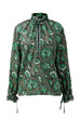 Emily Lovelock T1531 Esther Wild Green Top