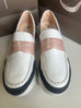 Jose Saenz 261079 shoe white/navy/orange/pink