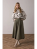 Summum Ivory Co/Vi Printed Top