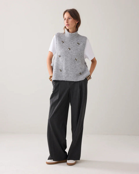 Summum Embellished Knit Mist