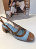 Hispanitas 25026 Blue/Beige Slingback