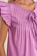 Molly  Bracken woven top LA1939EE lilac
