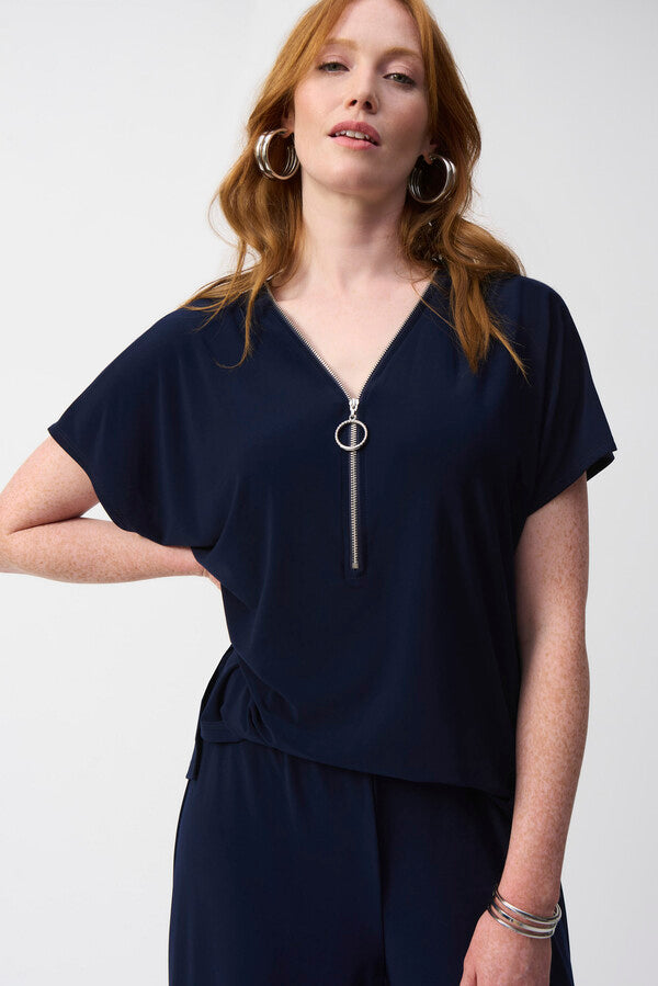 Joseph Ribkoff 251044 Navy Jumpuit