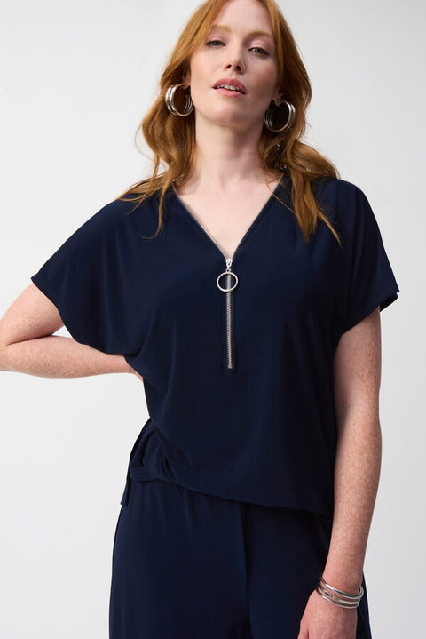 Joseph Ribkoff 251044 Navy Jumpuit