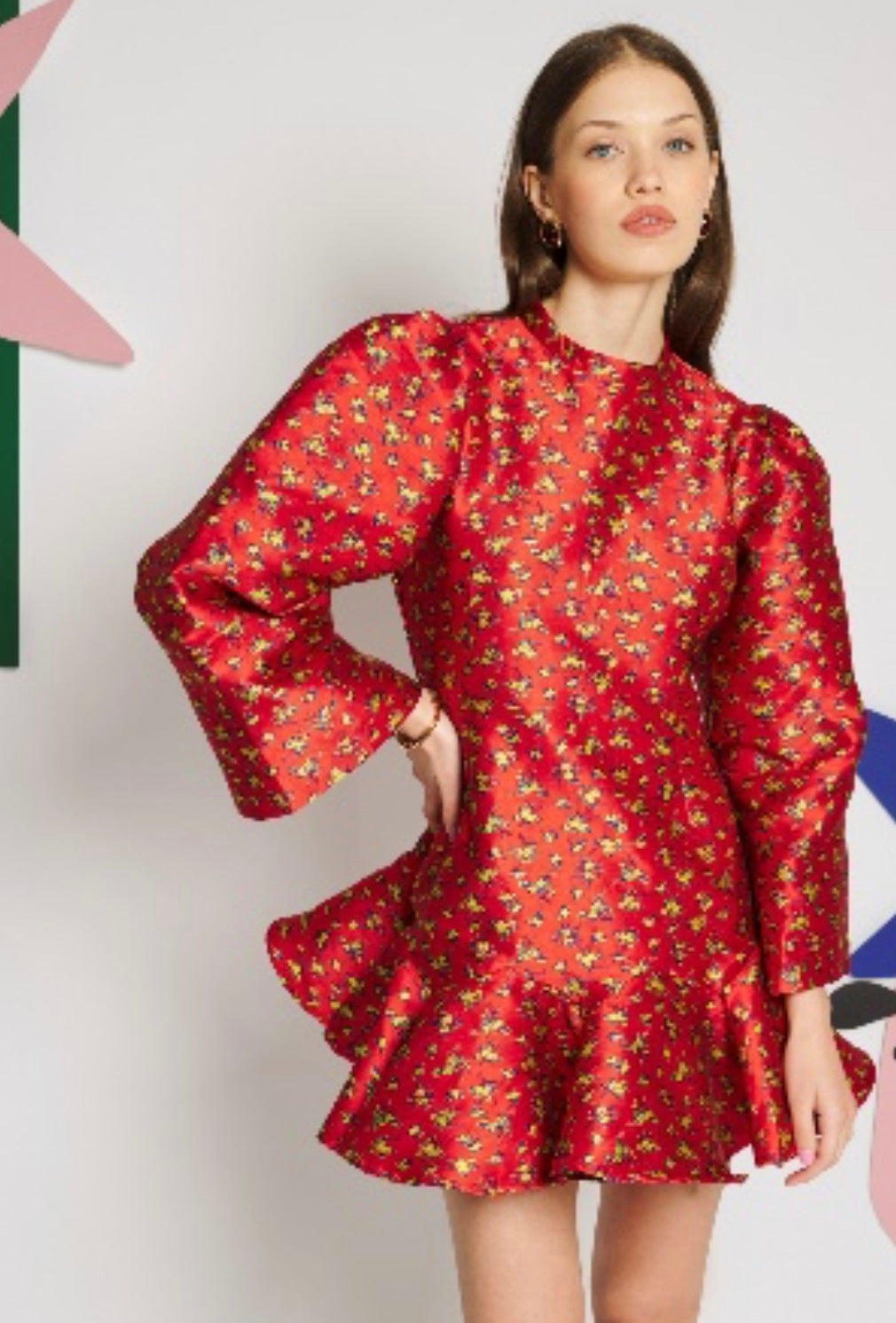 Sister Jane poppy red mini dress