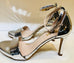 Lodi Silver ankle strap sandal 24016