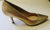 Lodi  gold court shoe 24128