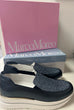 Marco Moreo Navy glitter loafer 25039