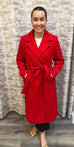 Kate Cooper Red wrap coat 103