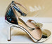 Lodi Silver ankle strap sandal 24016