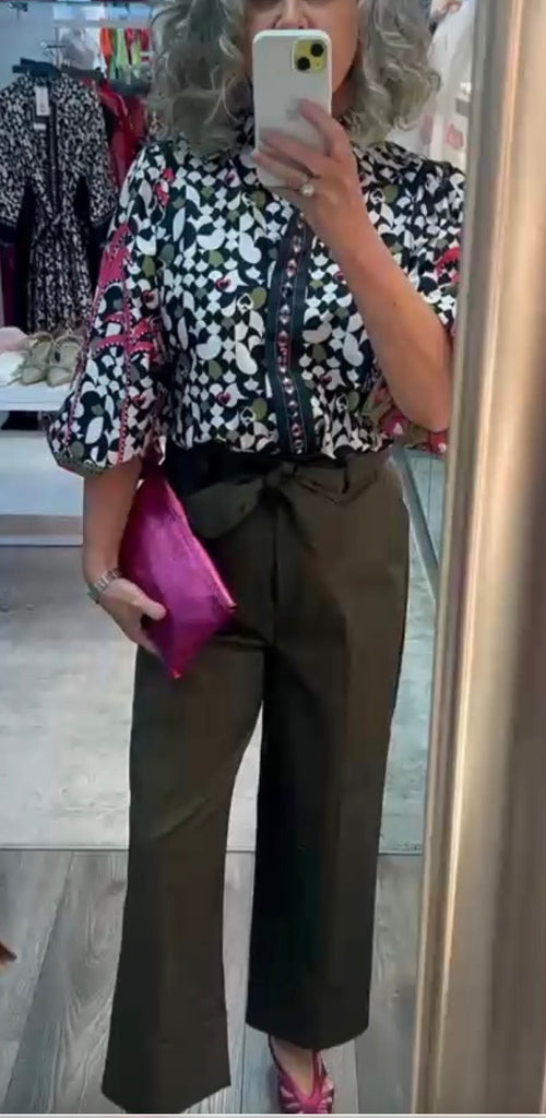 Iblaffetto kaki trouser