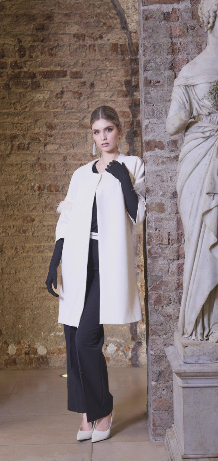 Kate Cooper KCAW24164 coat in  Sand