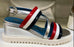 Marco Moreo Tri colour Wedge Sandal 24078