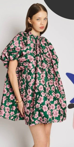 Sister Jane Jacquard Bubble dress