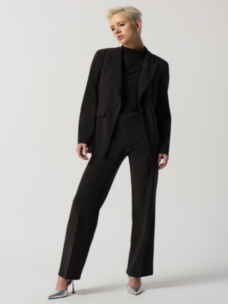 Joseph Ribkoff 223751 Black Flared pants