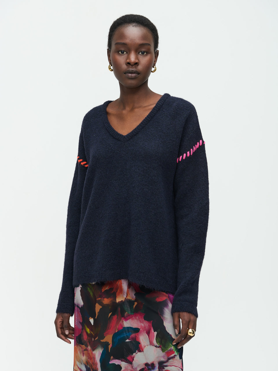 Jane Lushka blue pullover