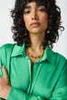 Joseph Ribkoff Green Satin Drs 241236