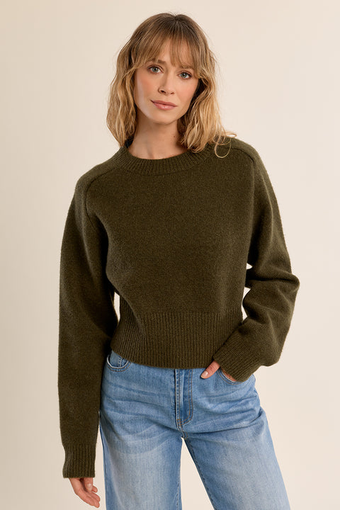 Molly Bracken LAS148EN knit sweater Khaki