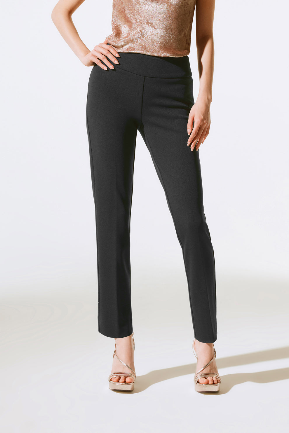 Joseph Ribkoff Black Crepe Pants 243745