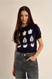 Molly Bracken LAF140EN knit sweater navy blue