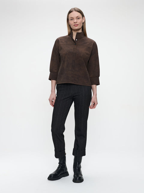Jane Lushka Angelika top brown