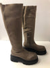 Lofina Taupe knee high boot 23349