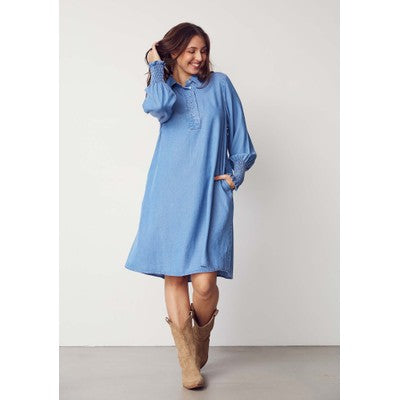 I Say Denim blue dress