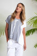 Naya NAS26119 grey white top