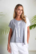 Naya NAS26119 grey white top