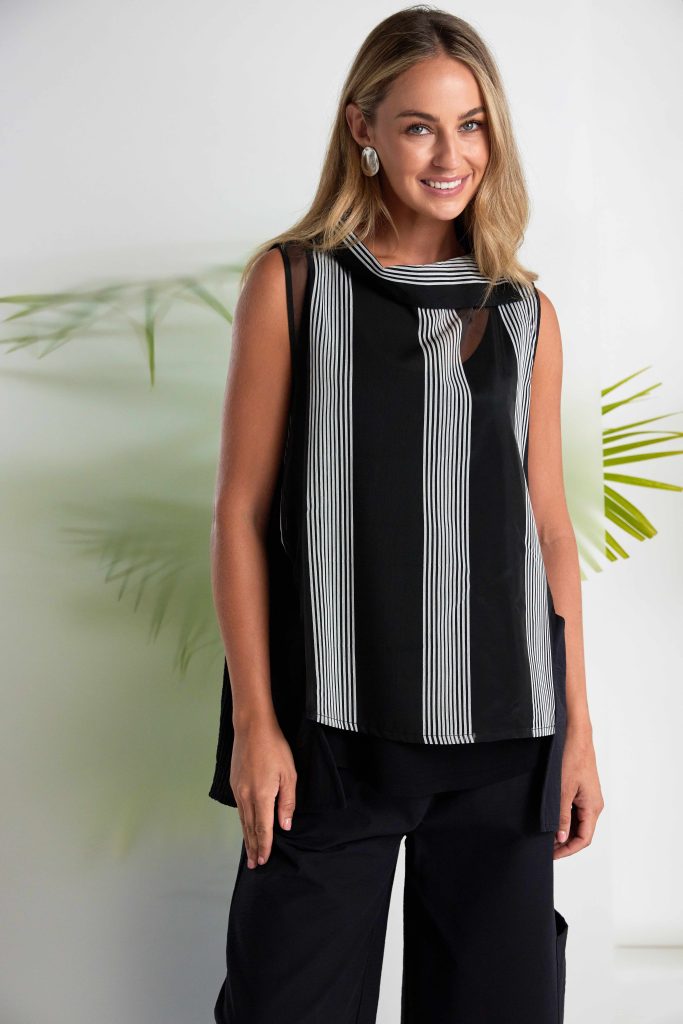 Naya NAS26257 stripe top