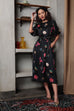 Emily Lovelock Christina Blk dress