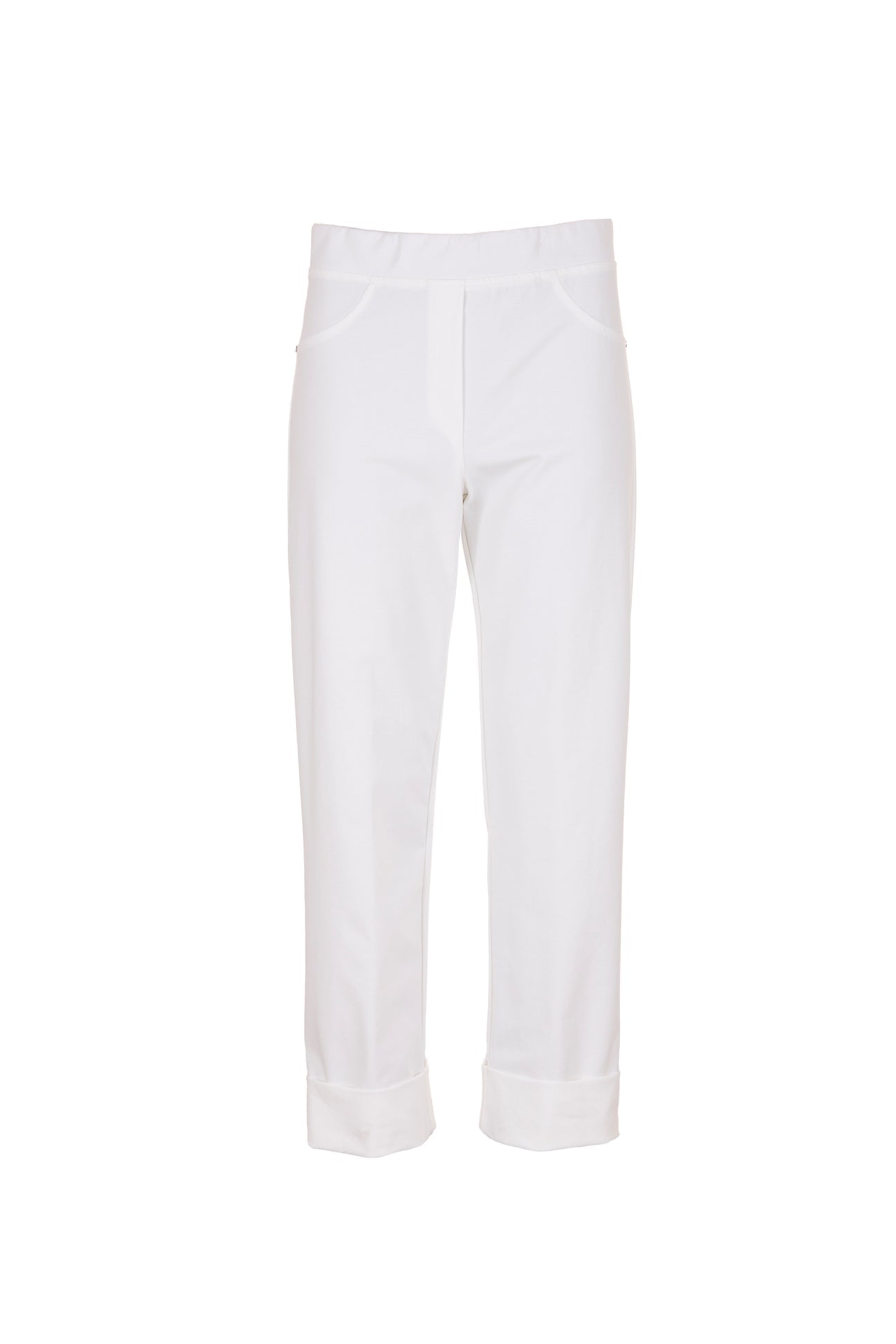 Peruzzi White turn up trouser S24200
