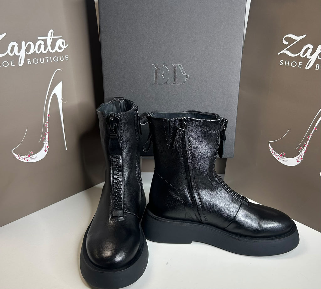 Ernesto Dolani Rock Black zip boot