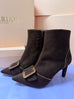 Marian Brown suede boot 261162