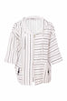 NAS25173 Stripped hooded jkt