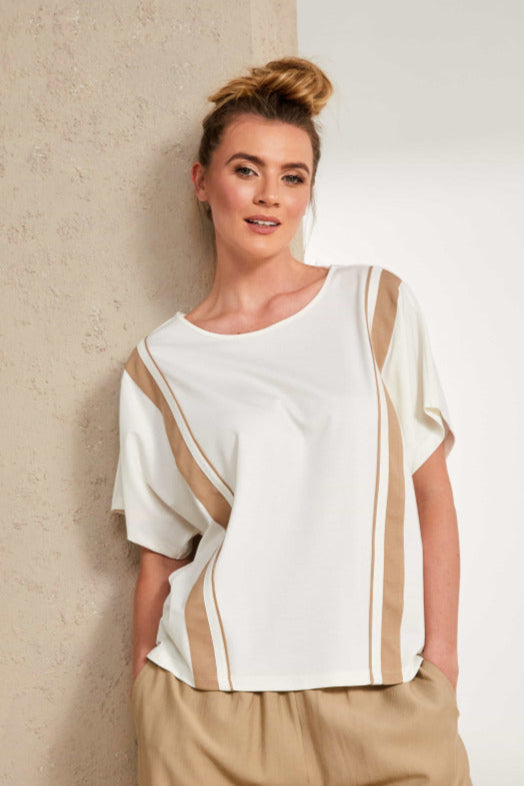 NAS25191 Round neck top