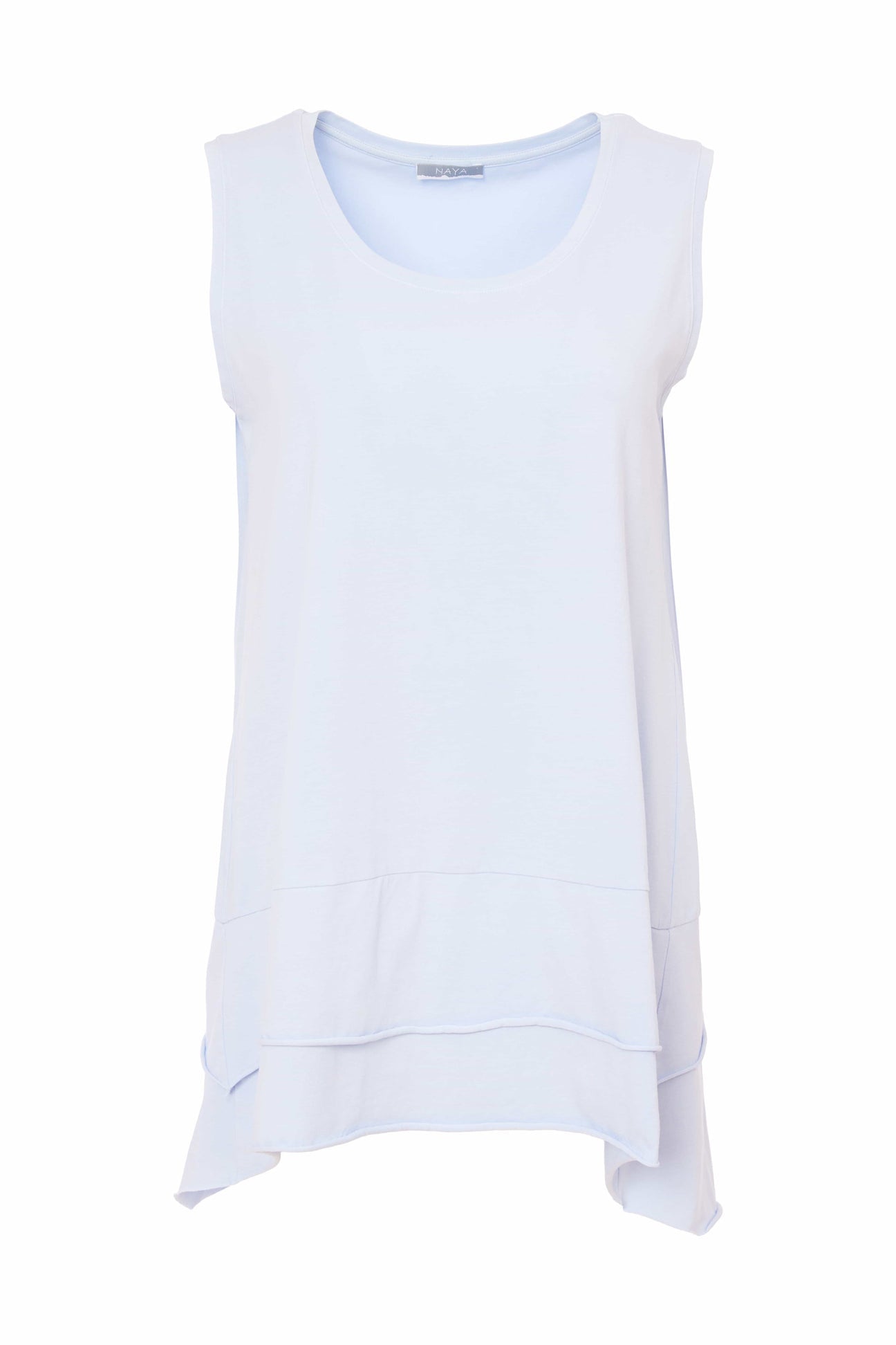 NAS25115 white Cami Top with hemband