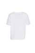 NAS25112 White Jersey Top with Cut Out