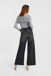 Raffaello Rossi Sventy Crop Bling Rich Soft denim 9369Asphalt