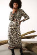 K design maxi leo print B1121