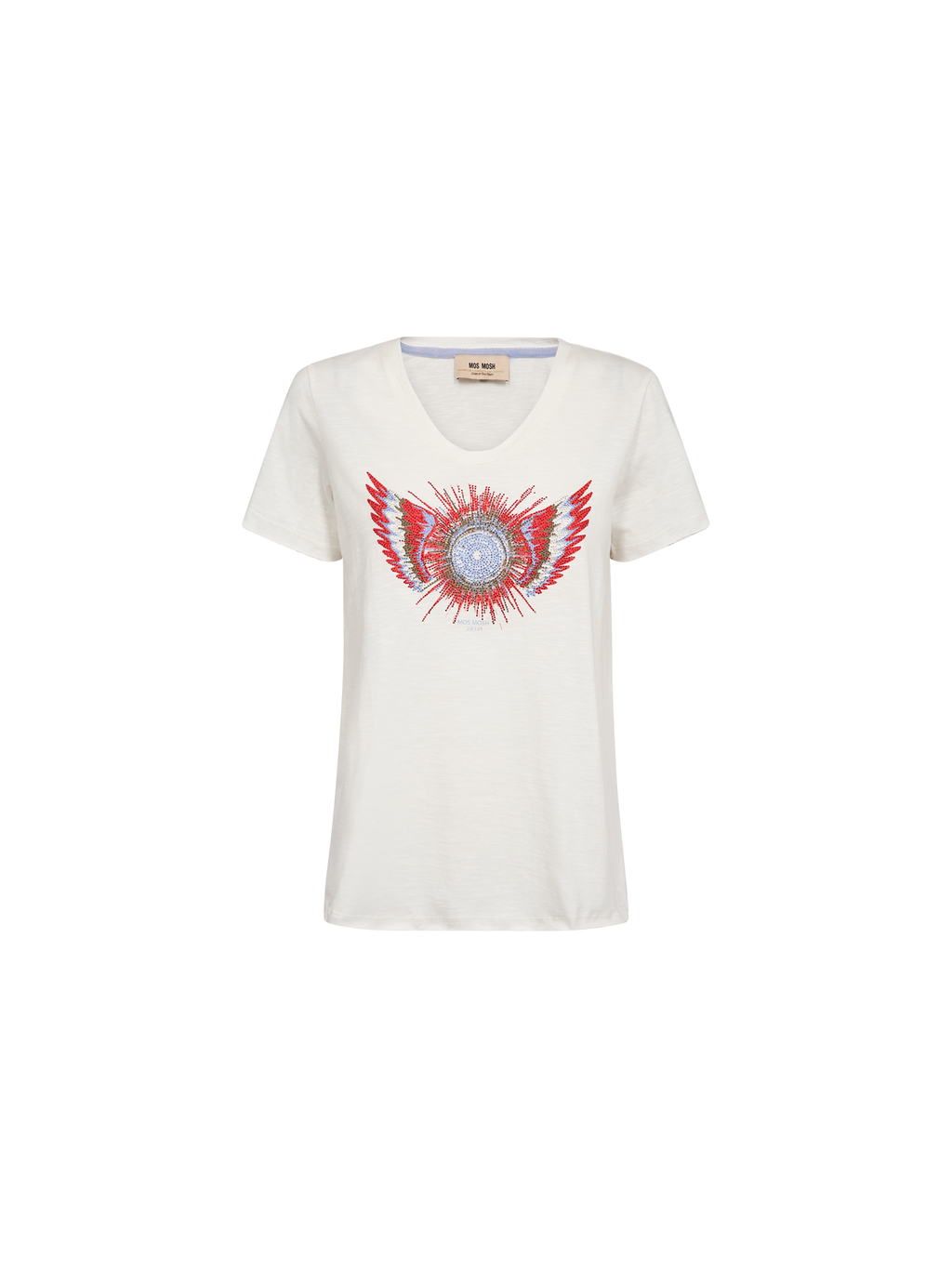 Mos Mosh MMRomi Glam Tee Ecru